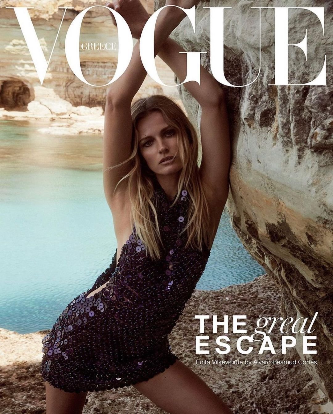 Edita Vilkeviciute in Vogue Greece by Alvaro Beamud Cortes — Anne